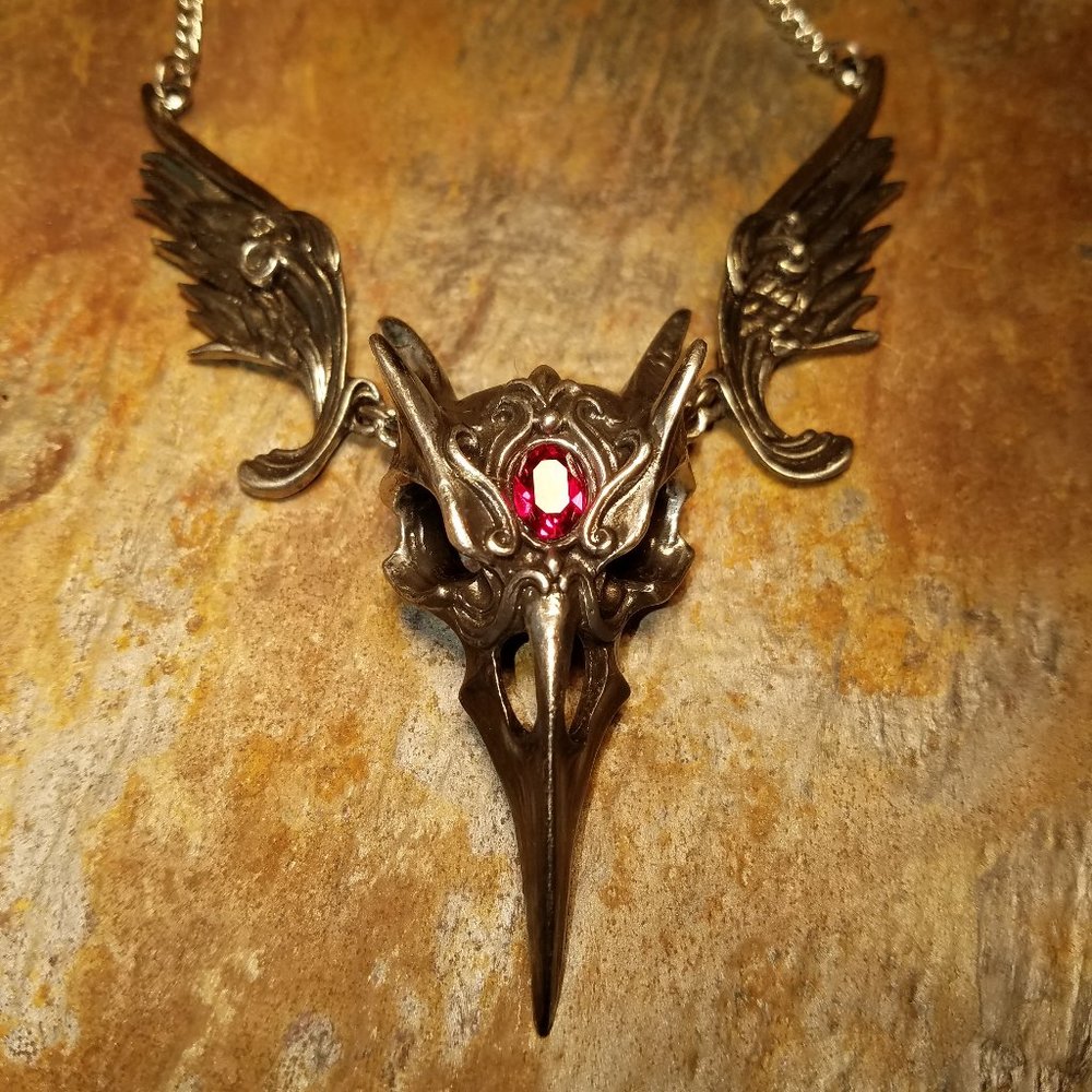 Gothic Pewter Necklace.